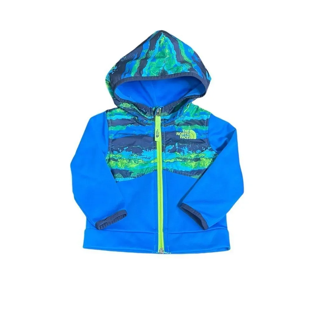 The North Face Fleece Full Zip Hoodie Jacket Baby Infant 6 - 12 Months